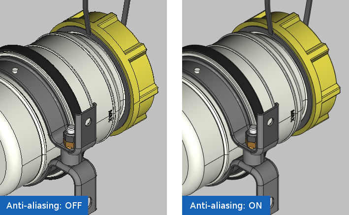 Anti-aliasing mode on/off in ABViewer