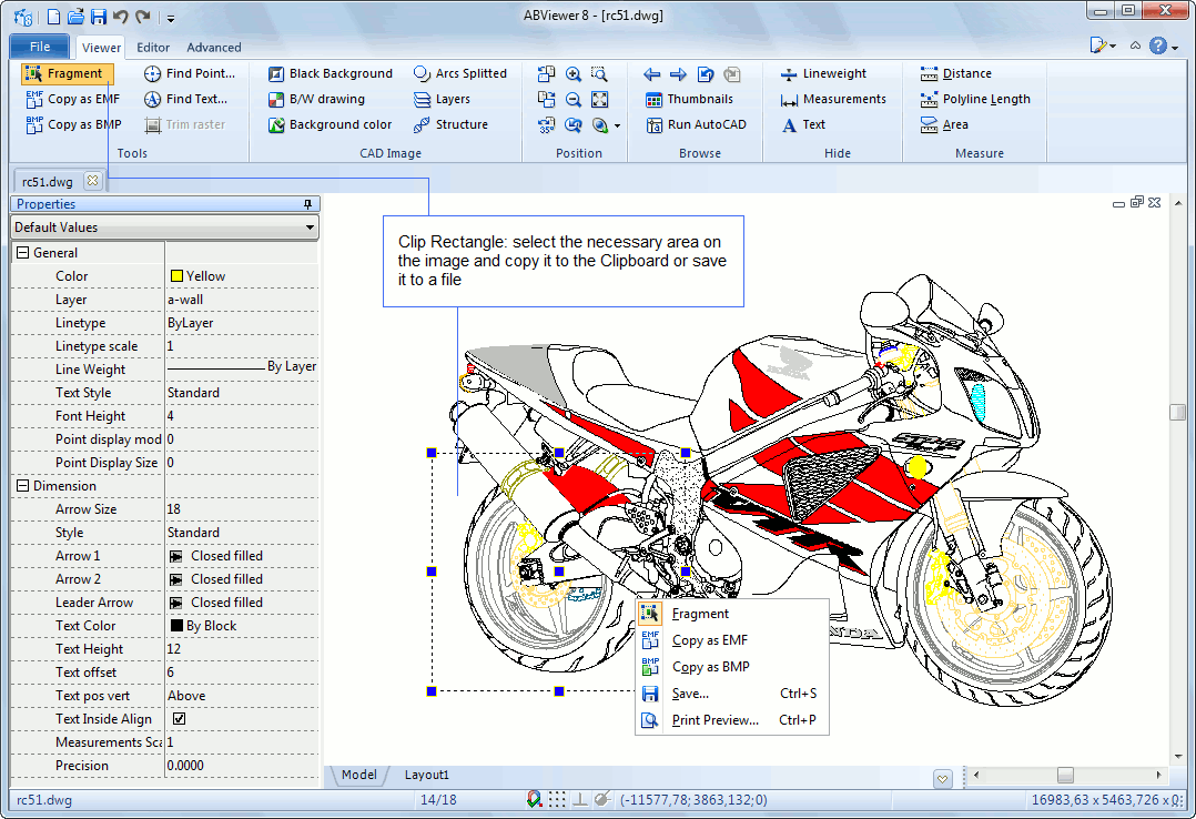 Размер точки. ABVIEWER Enterprise. RC file. ABVIEWER V14.1.0.39 Enterprise. ABVIEWER не штрихует.